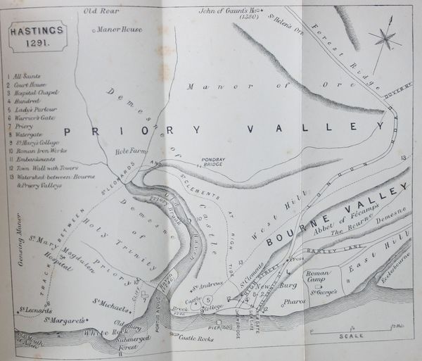 1291 Map of Hastings